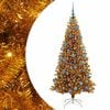 vidaXL Joulukuusi 300 LED-valoilla jalustalla Kulta 180 cm PET