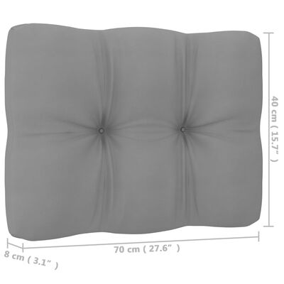 vidaXL 14 -osainen Puutarhasohvasarja tyynyillä täysi mänty