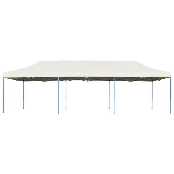 vidaXL Kokoontaittuva pop-up juhlateltta 3 x 9 m kerma