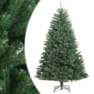 vidaXL Tekojoulukuusi saranoilla ja jalustalla vihre&auml; 240 cm