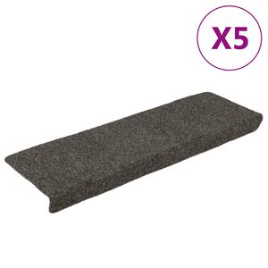 vidaXL Porrasmatot itseliimautuvat 5 kpl 65x21x4 cm antrasiitti suorakaiteen muotoinen reuna