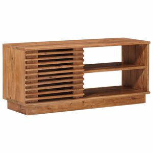 vidaXL TV-kaappi s&auml;ilytystilassa ovella Luonnollinen 90 x 30 x 40 cm