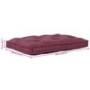 vidaXL SOfia-tyyny Burgundy 120 x 80 x 12 cm kangas
