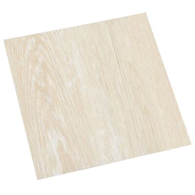 vidaXL Itsekiinnittyvä lattialankku 20 kpl PVC 1,86 m² beige