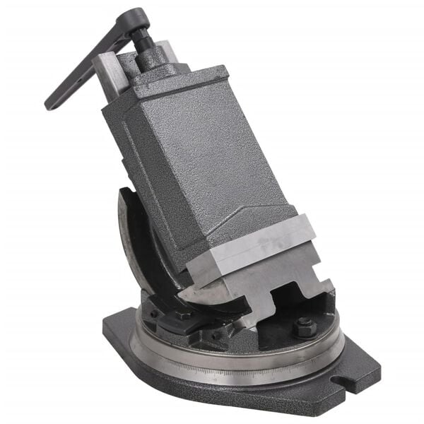 vidaXL Kaksiakselinen kallistuva ruuvipuristin 160 mm