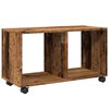 vidaXL Kaappi py&ouml;rill&auml; vanha puu 72x33x42,5 cm tekninen puu