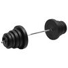 vidaXL Painonnostotanko levypainosarjalla 90 kg