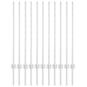 vidaXL Upotettu aitausapaja 11 pcs Hopea 140 cm Jauhemaalattu Ter&auml;s