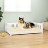 vidaXL Koirans&auml;nky valkoinen 95,5x65,5x28 cm t&auml;ysi m&auml;nty