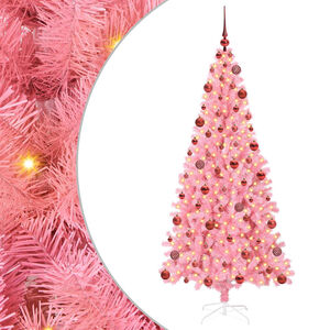 vidaXL Joulukuusi Pinkki 180 cm Polyvinyylikloridi