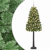 vidaXL Saranallinen tekojoulukuusi koristepalloilla 120 cm 150 LEDi&auml;