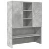vidaXL Pesukonekaappi betoninharmaa 70,5x25,5x90 cm