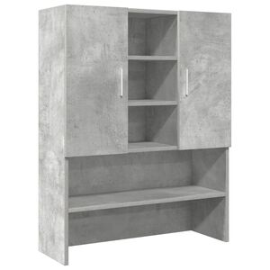 vidaXL Pesukonekaappi betoninharmaa 70,5x25,5x90 cm