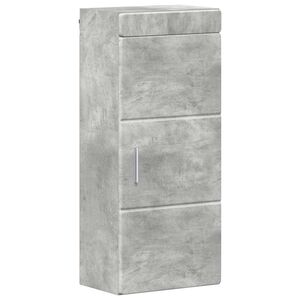 vidaXL Kylpyhuoneen sein&auml;kaappi TULUM Betoni Harmaa 37 x 24,5 x 86 cm
