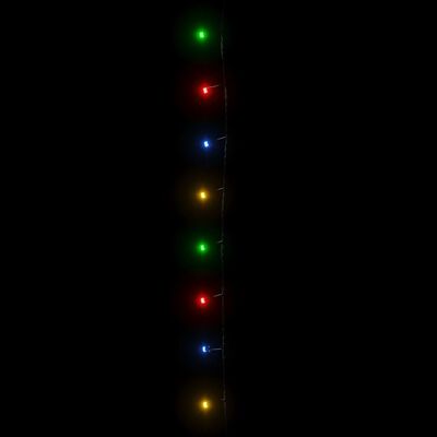 vidaXL Valonauha 400 LEDiä monivärinen 40 m 8 valoefektiä