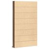 vidaXL CD-hylly ruskea tammi 102x23x177,5 cm tekninen puu