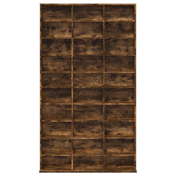 vidaXL Kirjahylly savutammi 102x23x177,5 cm tekninen puu