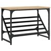 vidaXL Kenk&auml;teline Sonoma-tammi 60x30x45 cm tekninen puu