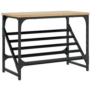 vidaXL Kenk&auml;teline Sonoma-tammi 60x30x45 cm tekninen puu