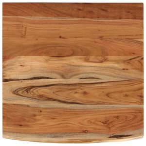 vidaXL P&ouml;yt&auml;levy 80x80x2,5 cm neli&ouml; t&auml;ysi akasiapuu el&auml;v&auml; reuna