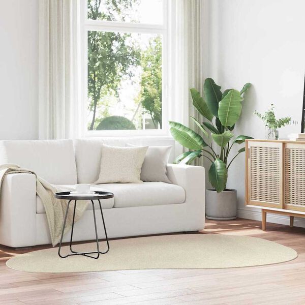 vidaXL Matto HUARTE Beige 160 x 230 cm Polyesteri