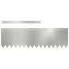 vidaXL Nurmireunus 20 kpl 100 x 0,05 x 30 cm Galvanoitu ter&auml;s Hopea