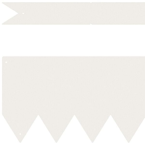 vidaXL Nurmireunus 20 pcs Valkoinen 100 x 0.05 x 20 cm