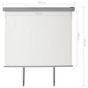 vidaXL Parvekkeen sivumarkiisi monitoimintoinen 150x200 cm kerma