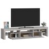 vidaXL TV-taso LED-valoilla betoninharmaa 200x36,5x40 cm