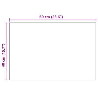 vidaXL Seinäpeili neliö lasi 60x40 cm suorakulma lasi