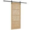 vidaXL Liukuovi Luonnollinen 86 x 211 cm T&auml;ysi m&auml;nty
