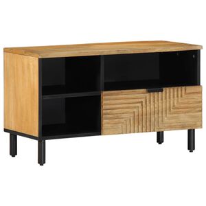 vidaXL TV Kaappi Ruskea 80x33x46 cm Massiivipuu Mango