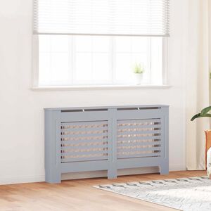 vidaXL L&auml;mp&ouml;patterin suoja antrasiitti 152x19x81,5 cm MDF