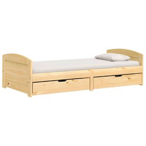 vidaXL Sohvas&auml;nky 2 laatikolla IRUN 90x200 cm t&auml;ysi m&auml;nty