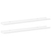 vidaXL Tauluhyllyt 2 kpl valkoinen 80x9x3 cm MDF