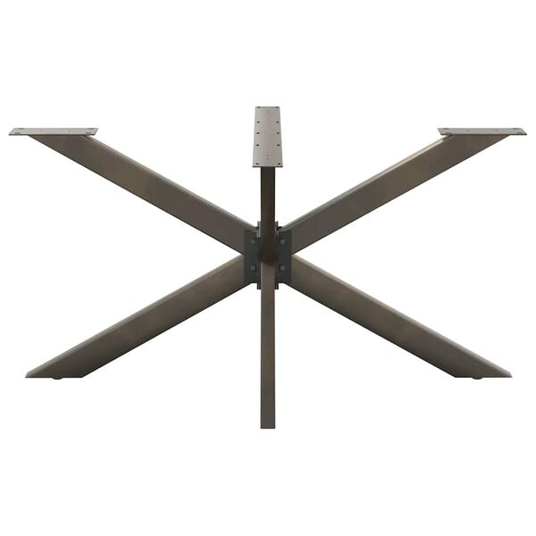 vidaXL Ruokap&ouml;yd&auml;n jalka h&auml;m&auml;h&auml;kinmuotoinen musta 150x78x(72-73) cm ter&auml;s