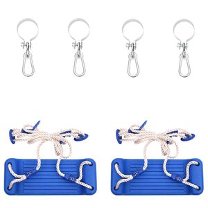 vidaXL Keinuistuimet k&ouml;ysill&auml; 2 kpl sininen 38x16 cm PE