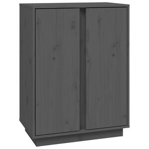 vidaXL Senkki harmaa 60x35x80 cm t&auml;ysi m&auml;nty