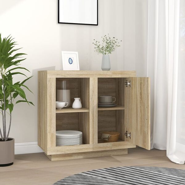 vidaXL Senkki Sonoma-tammi 80x40x75 cm