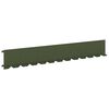 vidaXL Nurmireunus 10 pcs 102 x 15 x 4 cm Ter&auml;s Oliivinvihre&auml;
