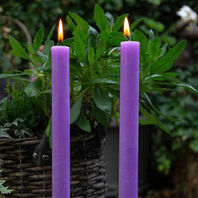 Bolsius Pöytäkynttilät Shine 16 kpl 27 cm eloisa violetti