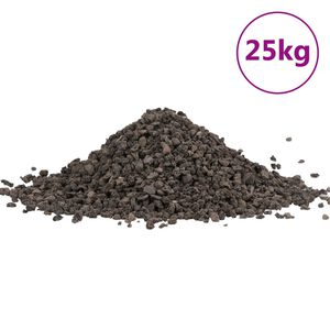 vidaXL Basalttisora 25 kg musta 5-8 mm