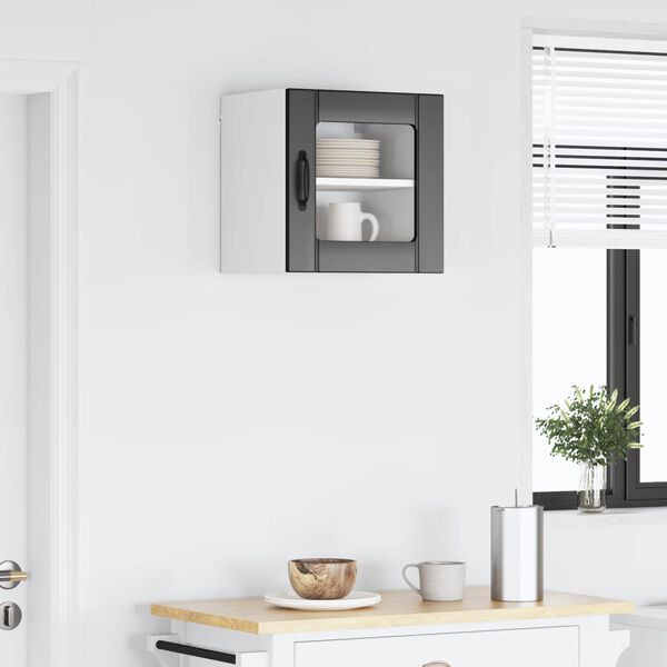 vidaXL Keitti&ouml;kaappi Musta 40 x 31 x 40 cm Tekninen puu