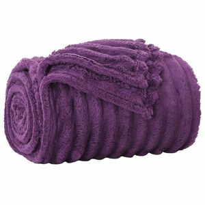 vidaXL Heittopeitto Violetti 150 x 130 cm 0.51 kg Fleese