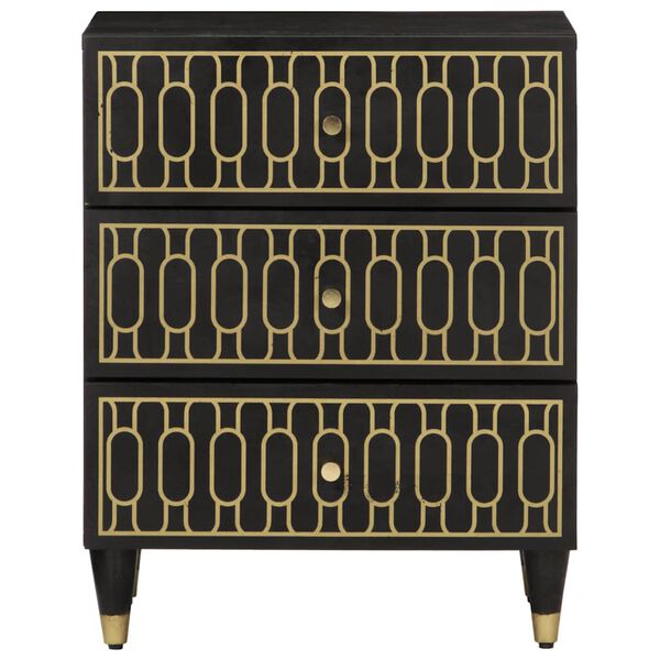 vidaXL Yöpöytä 50x33x60 cm täysi mangopuu