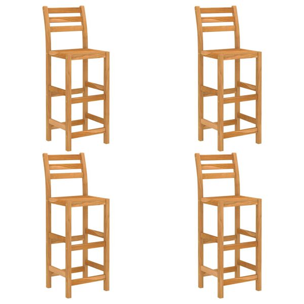 vidaXL 5-osainen ulkotilojen baariryhmä täysi akaasiapuu