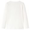 Lasten pitk&auml;hihainen T-paita ecru 104