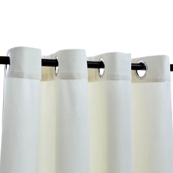 vidaXL Pimennysverho metallirenkailla sametti kerma 290x245 cm