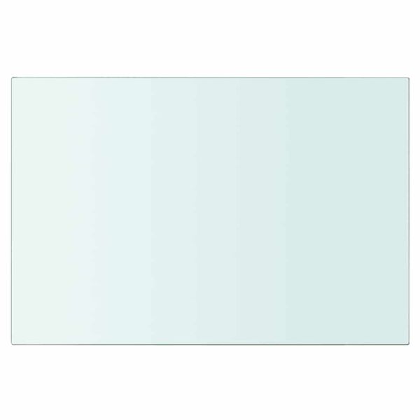 vidaXL Hyllyt 2 kpl kirkas lasi 30x15 cm