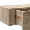 vidaXL Seinälaatikkohyllyt 2 kpl tammi 40x23,5x10 cm MDF